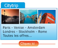 Cityrips : Londres Paris Venise Stockolm Rome